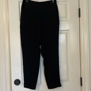 J.Crew Jamie pant with elastic waist. Size 4 Black